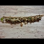 Vintage handmade bracelet one of a kind original Green Photo 1