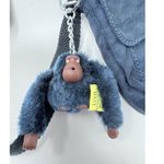 Kipling  Extra Small Black Phone Bag TALLY Crossbody Purse with Monkey EUC! 6”x4” Photo 3