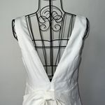 Lulus Blissfully Beaming White Sleeveless Bow Mini Dress Photo 8