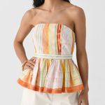 Hunter Bell Women’s Vera Top Abstract Stripe Size 2 Photo 2