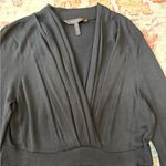 BCBGMAXAZRIA BCBG MaxAzaria Shawl Collar Black Sweater Dress Silk Blend Women’s Size Large Photo 3