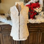 Free Country Puffer Vest Tan Reversible Frosted Sherpa Zip Ski Jacket Womens S  Photo 4