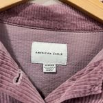 American Eagle  Corduroy Cropped Jacket Mauve Button Front Women’s Size XS Photo 5