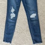 Harper Heritage , distressed, fringed hem, midrise skinny jeans size 26 Photo 1