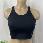 Savvi Black Strappy Back Cropped Athletic Sport Bra Top NEW M Size M Photo 0
