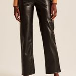 Abercrombie & Fitch Abercrombie Vegan Leather Ankle Pants Photo 1