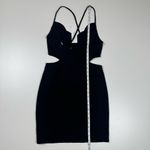Urban Outfitters Scalloped V-Neck Mini Dress Waist Cutouts Open Back Medium NWT Photo 3
