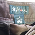 Style & Co Style and co brown pants size 10 Photo 2