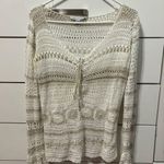 autumn cashmere Y2K Knit Tan & White Sweater Photo 2