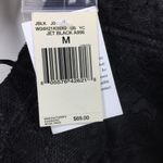 Guess Lace Bustier Corset Top Black Built In Cups Zip Up M Photo 1