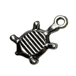 Turtle Pendant Silver Tone Charm Bracelet Necklace Jewelry Craft Dangle u Nautic Photo 1