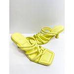 Circus by Sam Edelman Sam Edelman Sandals Womens Size 8 Square Toe Slide On Lime Green Photo 5