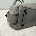 Coach  32988 Edie 42 Gray Buffalo Leather Suede Hobo Shoulder Bag Photo 5