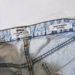 Cotton On  Blue High Straight Bermuda Distressed Jean Shorts Size 6 Photo 9