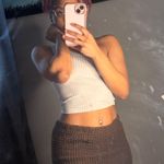 Crochet skirt with ruffles Brown Photo 2