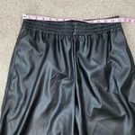 ATM Anthony Thomas Melillo Faux Leather Long Shorts Black M Size M Photo 7