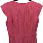 J.Crew NWT  Linen Cupro Blend Wrap‎ Sheath Dress Pink 00 Photo 10