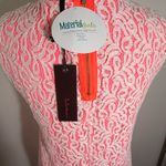 Material Girl Pink and White Asymmetrical Sundress Photo 3