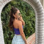 No Boundaries y2k  purple tube top sz s Photo 1