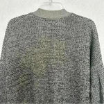 Urban Outfitters Open Cardigan Sz XS Gray Open Face Knit Cotton Oversized Casual Photo 4