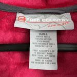 Free Country  Soft Shell Zip Front Jacket Crimson Rose Size Small New Photo 6