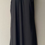 MSK sz 6 black sleeveless halter shift boho dress Photo 0