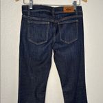 Else Mini Boot Cut Dark Jeans Size 28 Y2K Stretch Long 33.25” Blue Photo 3