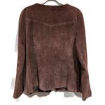 Faded Glory Vintage suede leather Brown Women's Bohemian Jacket Photo 1