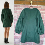 COS  volume sleeve waisted dress size 4 Photo 3