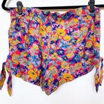 Kimchi Blue Floral Tie Hem Shorts Size Small Photo 5