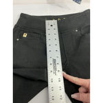 Womans Belle By Kim Gravel Crop Pants 4 P Black Pull On Zipper Accent Pockets Size 4P Photo 9