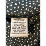 Habitat  black and white polka dot long sleeve dress Size Small   style 33889 Photo 7
