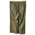 Gap Khakis Olive Green Wide Leg High Rise Denim Pants Size 14 Jeans Photo 2