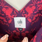 CAbi Modern Cameo Magenta Face Figure Patterned Tank Top Size M Photo 8