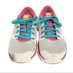 Nike Womens Size 9.5 Flex Experience Run Pink Teal Low Top Running Sneakers Photo 1
