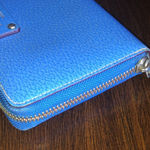 Kate Spade  Vibrant Blue Zip Wallet Photo 6