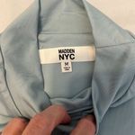 NWT Madden NYC size medium Blue Sleeveless Snap Crotch Bodysuit Photo 4