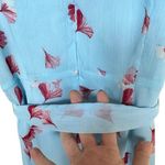 Banana Republic  Blue Floral Midi Dress 4P Photo 5