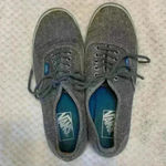 Vans off the walls grey and whites women’s sz 8 men’s sz 6.5 *flaws casual comfy Photo 5