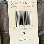 Calvin Klein New NWT  Mid Rise Skinny Gray Jeans 2 Photo 6