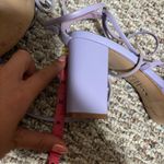 Schutz Glenna Platform Leather Sandal Smokey Grape Purple 3.5” Heel- Size 8 Photo 8