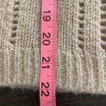 H&M  Tan Eyelet Cable Knit Pullover Sweater Sweater Medium alpaca Wool Blend Photo 11