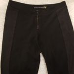 Alice + Olivia ๐๐ Front Zip Legging with Leather Side Panels Black 8 Photo 6