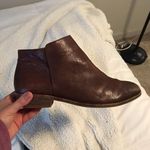 Gianni Bini Brown Leather Booties Photo 0