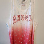 Victoria's Secret PINK MLB Collection Size L Los Angeles Angels Tank Top Gray Size L Photo 0