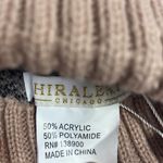 Shiraleah  pink tiger print faux fur pom pom beanie hat NWT Photo 1