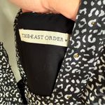 The East Order  Black Animal Print Blake Mini Dress Photo 6