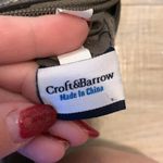 Croft & Barrow silver leather handbag Photo 10