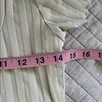 Aerie offline og original beige square neck cropped cotton ribbed baby tee M​ Photo 5