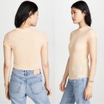 Free People • Night Sky Tee pink stripe Summer Rose baby t shirt Photo 9